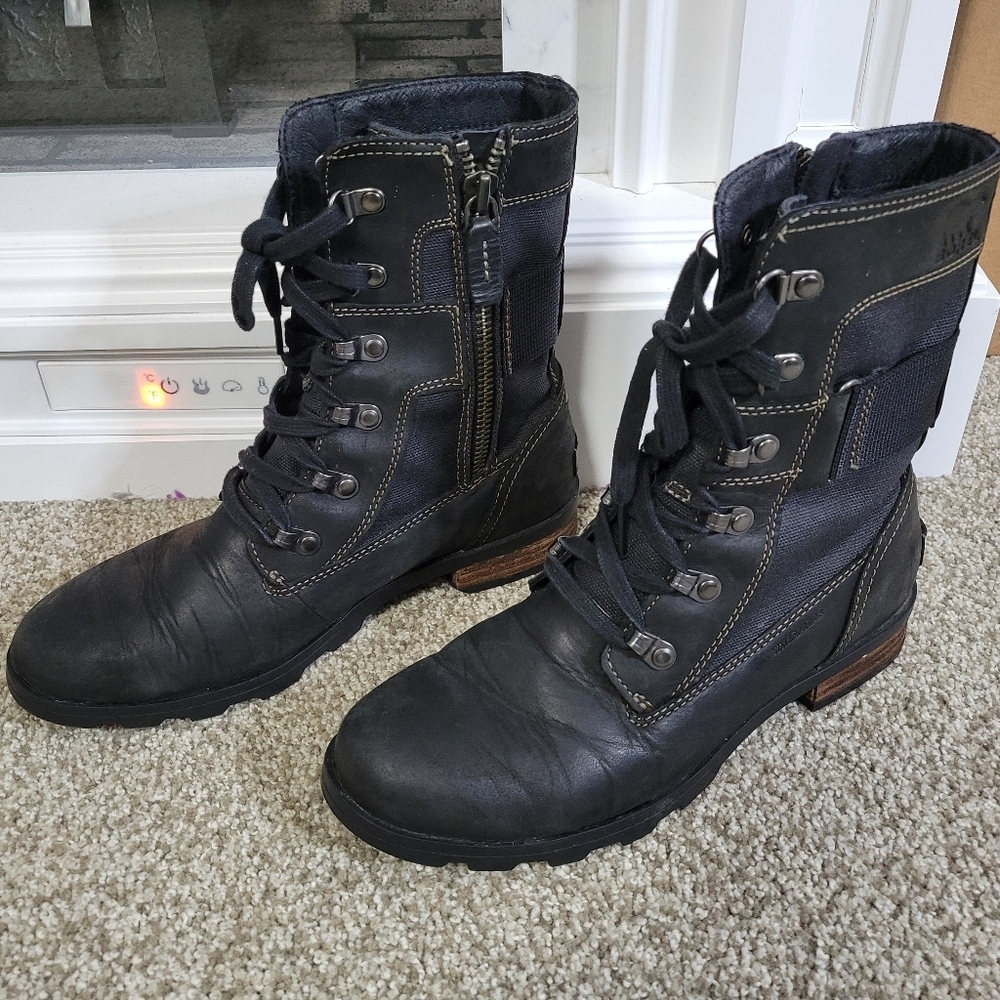 Sorel Waterproof Combat Boot, Size 7